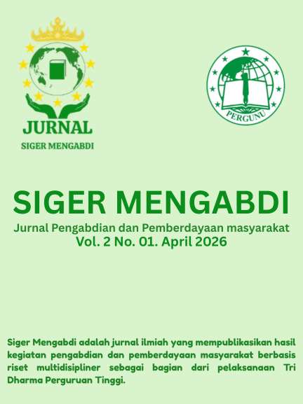 					Lihat Vol 2 No 01 (2026): Siger Mengabdi : Jurnal Pengabdian dan Pemberdayaan Masyarakat
				